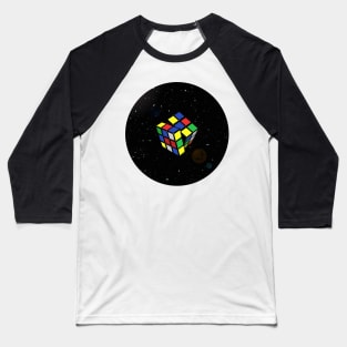 Squares in Space Baseball T-Shirt